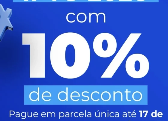 Contribuintes de Pedro Leopoldo têm até sexta-feira para garantir 10% de desconto no IPTU 2026