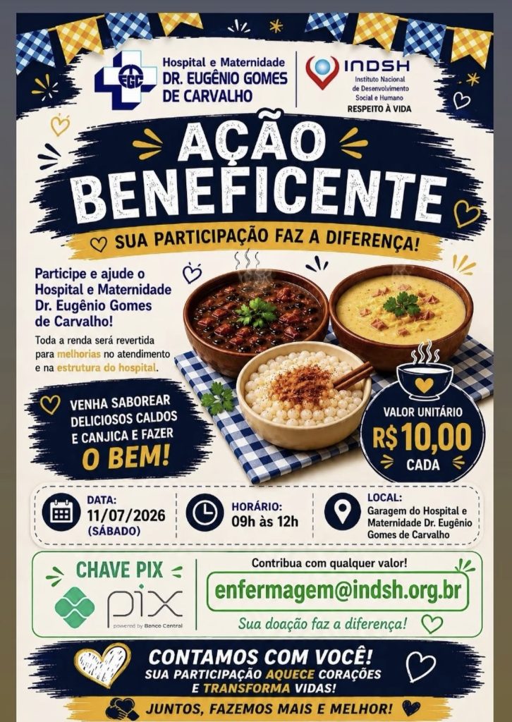 Hospital e Maternidade de Pedro Leopoldo promove ação beneficente no próximo sábado