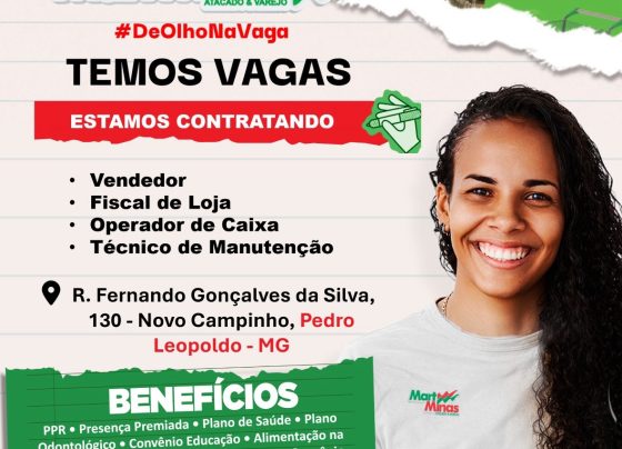 Mart Minas abre vagas de emprego para quatro funções em Pedro Leopoldo