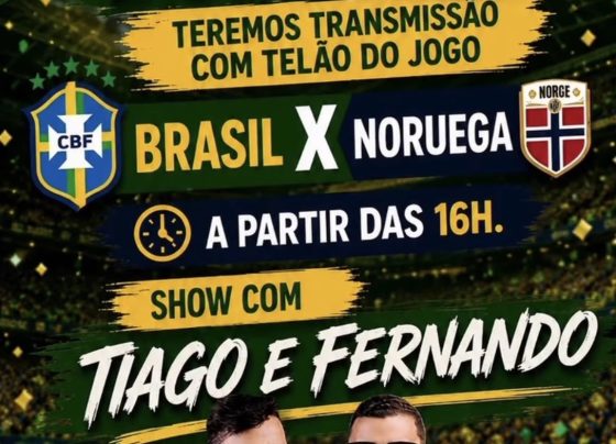 Mercado Municipal de Matozinhos terá telão para Brasil x Noruega e show ao vivo neste domingo
