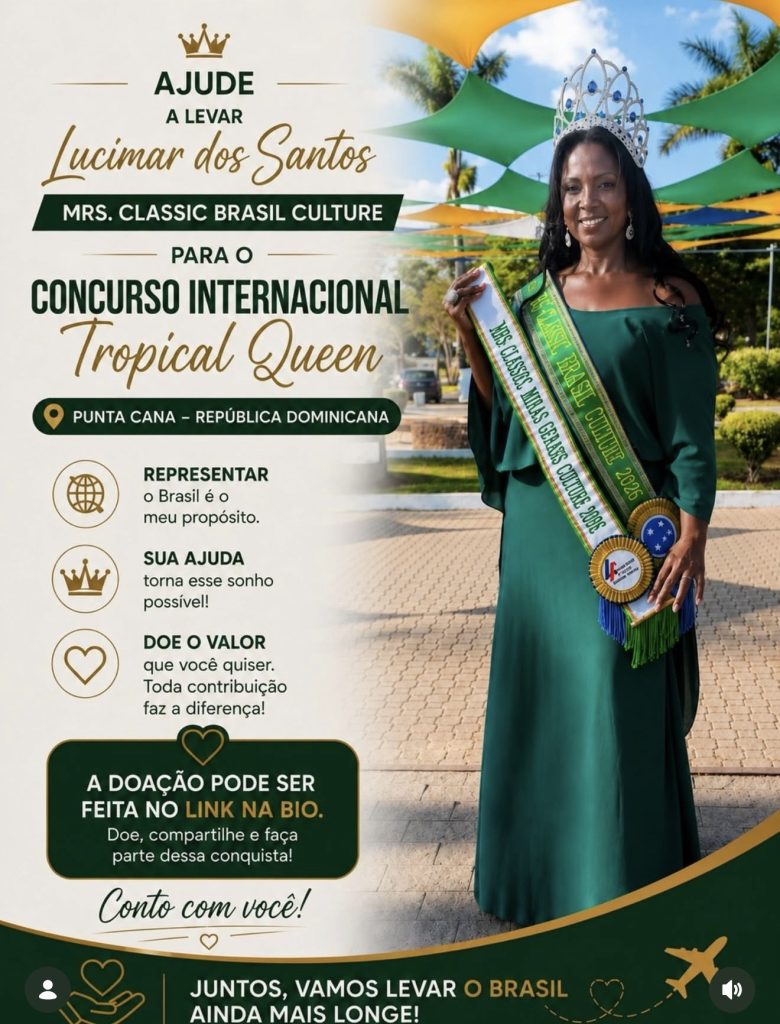 Moradora de Pedro Leopoldo vai representar o Brasil em concurso internacional na República Dominicana