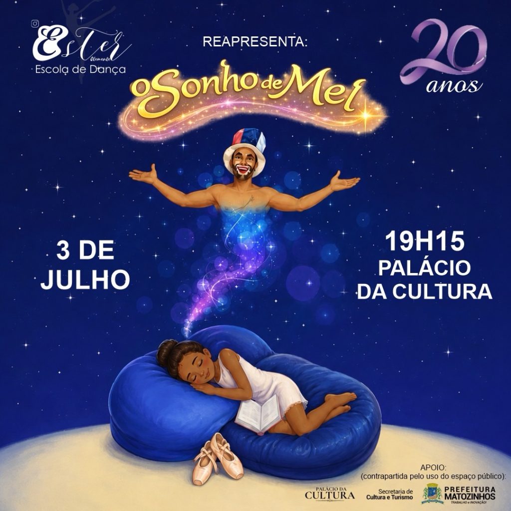 “O Sonho de Mel” no Palácio da Cultura nesta sexta-feira em MatozinhosEspetáculo de dança envolvente para toda a família se emocionar