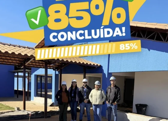 Obras da nova Escola Branca Martins chegam a 85% e entram na fase final em Matozinhos