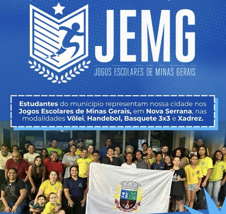 Pedro Leopoldo disputa etapa regional do JEMG 2026 com delegação de atletas