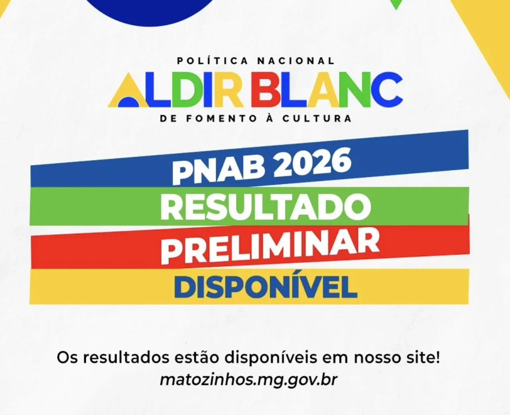 Resultado preliminar da PNAB 2026 é divulgado em Matozinhos
