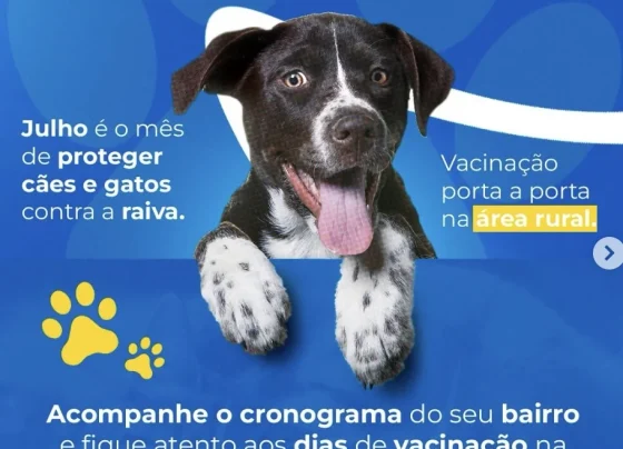 Vacinação antirrábica começa na zona rural de Pedro Leopoldo