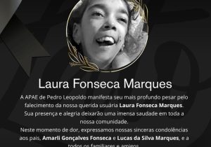 APAE de Pedro Leopoldo lamenta morte de jovem usuária Laura