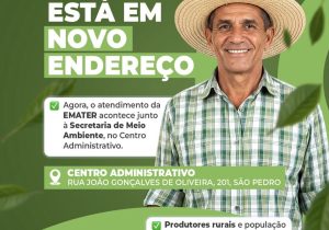 EMATER passa a atender em novo endereço em Matozinhos