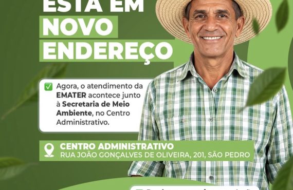 EMATER passa a atender em novo endereço em Matozinhos