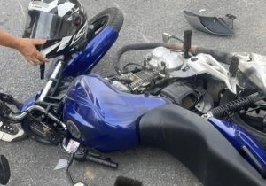 Idoso de 87 anos se envolve em acidente com motocicleta em Pedro Leopoldo