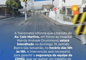 Interdição altera trânsito em avenida de Matozinhos neste domingo