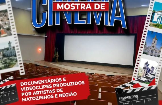 Matozinhos realiza 1ª Mostra de Cinema com produções de artistas locais