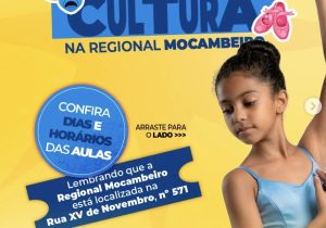 Prefeitura de Matozinhos oferece atividades gratuitas de arte e cultura na Regional Mocambeiro