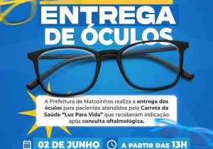 Prefeitura de Matozinhos realiza entrega de óculos da Carreta da Saúde “Luz Para Vida”