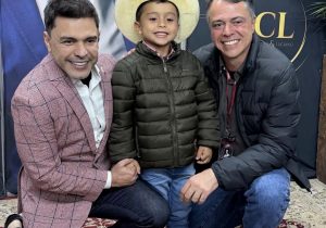 Sonho realizado: pequeno Francisco Bento conhece Mirosmar no Pedro Leopoldo Rodeio Show