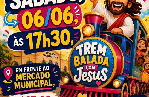 “Trem Balada com Jesus” promete reunir famílias neste sábado em Matozinhos